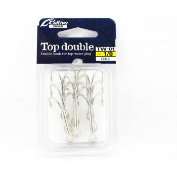 Gancho Doble TW-01 para Pesca de Superficie 1/0