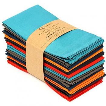 Ruvanti Durable Linen Table Napkins Pack