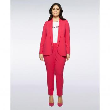 Pantalón Recto Vanguardia Abierta con Bolsillos Estilo
