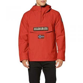 Napapijri Red Rainforest Winter Coat Size Small Male