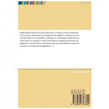 Julien, Annette: The Applicability of Western Management Practices in