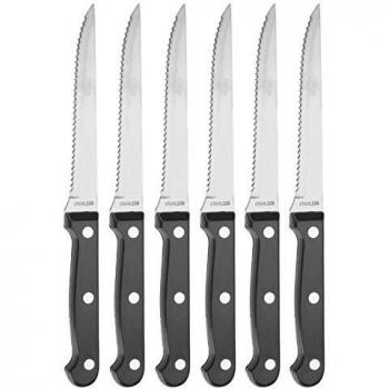 Neuetischkultur Premium Steakmesser-Set, Silber