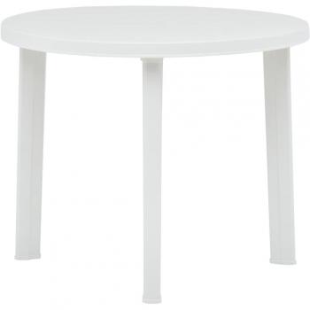 Sonata Garden Table White 89 cm Plastic