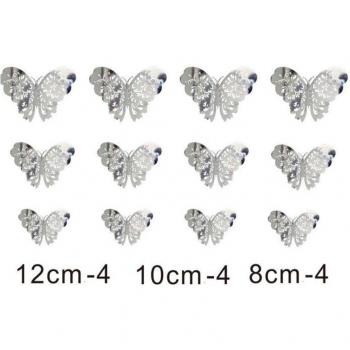 Juego de Mariposas de PVC para Decoración Infantil - 12 Piezas