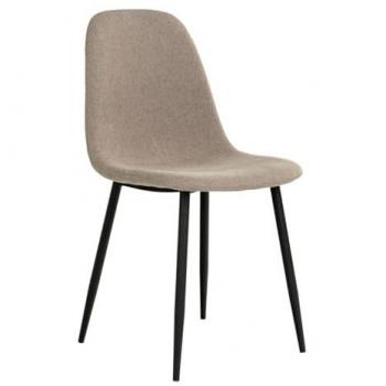 Pack Duo Chaises Stockholm Beige 50x47x86 cm