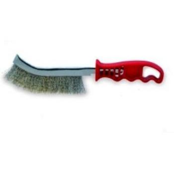 Forum® Schleifaufsatz Universal-Handstielbürste Messingdraht 260 mm gewellt