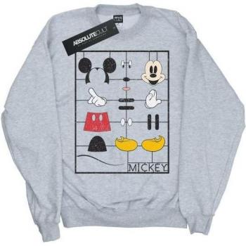 Moletom infantil de construcción de Mickey Mouse en gris (12-13)