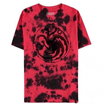 House Of The Dragon - Targaryen Acid Washed Rot - T-Shirt - XL - 100% Baumwolle