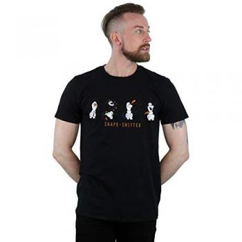Disney Herren Frozen 2 Olaf Shape-Shifter T-Shirt Größe L schwarz