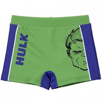 Grüne Badeshorts für Jungen mit Avengers-Motiv