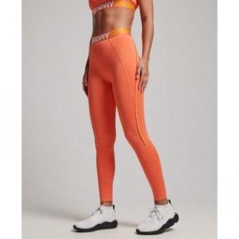 Leggings Superdry para Mujer Train Coral Ajustados Elásticos (Talla 34)