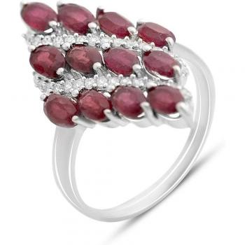 Anillo de Plata con Rubí 4.729ct – 4.73g