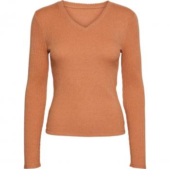 Vero Moda Henna Mädchen Pullover mit V-Ausschnitt