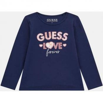 Blusa Elegante K4BI16 J1314 Blu Oscuro Taglia Regolare
