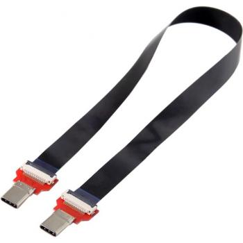 20Cm FPC Flat USB 3.1 Type-C Male to Male Cable