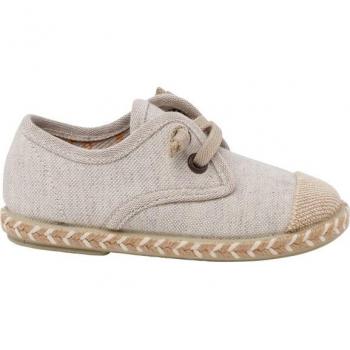 Zapatos con Cordones para Niños – Pisamonas Blucher con Puntera de Yute
