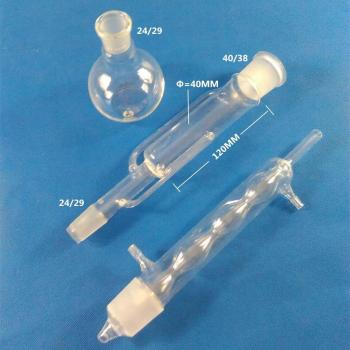 Soxhlet en Verre 250 mL – Flacon Plat avec Condensateur Bulbé