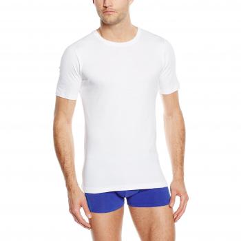 Hanro Herren 1/2 Arm Sea Island Cotton Unterhemd, Weiß