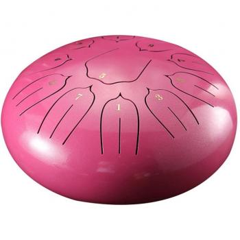 6-inch C Key Steel Tongue Drum Percussion Instrument with Mallets