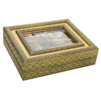 Joyero Dorado de Almacenamiento para Joyas