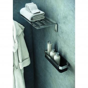 Line Collection Cosmic Towel Holder in Chrome