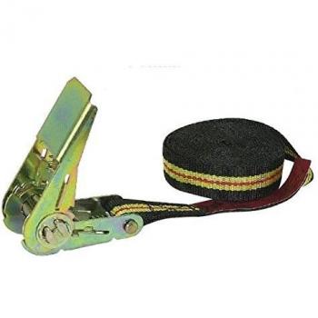 Sangle Bagagère Ajustable 5 mètres x 25mm, Capacité de Charge 250 kg, Cliquet de Tension Inclus