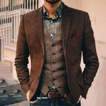 Plaid Blazer for Men - Vintage Style