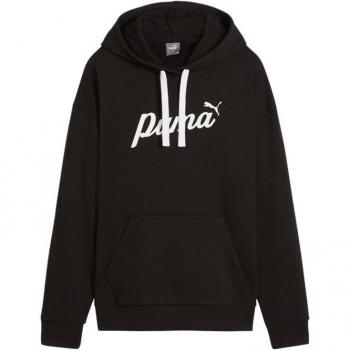 Puma Ess+ Script TR Damen Hoodie - Schwarz - L