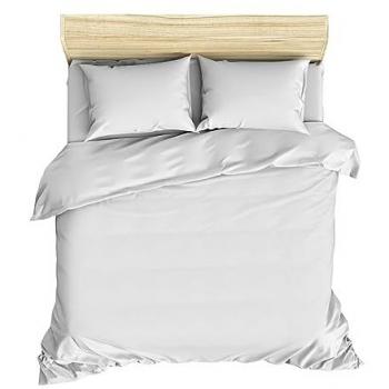 Set de Funda Nórdica Wellhome 240x220 + 2 Fundas de Almohada Color Blanco