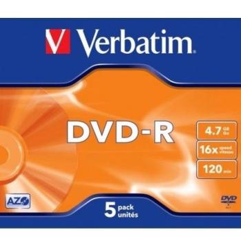 Verbatim DVD-R Matt Silver 4.7GB DVD-R 5pieza(s)