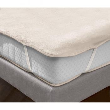 Coprimaterasso piatto ERWIN M. Justine 140x190 cm bianco