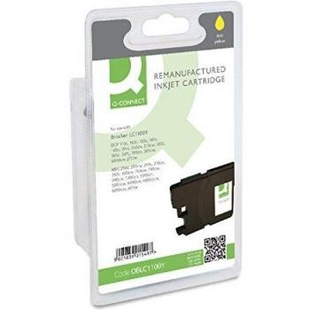 Brother LC-1100Y Compatible Yellow Ink Cartridge Q-Connect LC1100Y