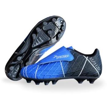 Precision Matrix Kids Football Boots Velcro Blue