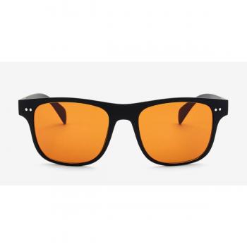 Messy Weekend TEMPO Sonnenbrille Herren Schwarz/Orange 55mm