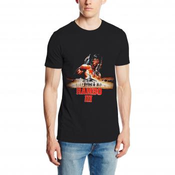 Rambo T-Shirt Herren Schwarz, X-Large