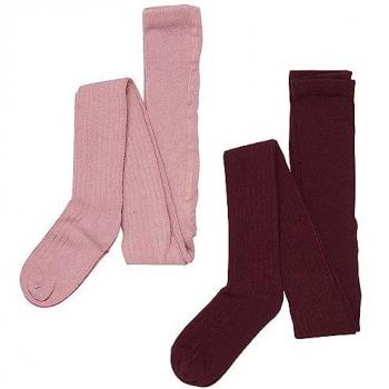 Minymo Collant 2 Pezzi Lilla Brunito a Coste