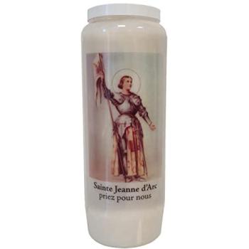 Bougie Sainte Jeanne d'Arc Nuée de Feu – 9 Jours de Combustion