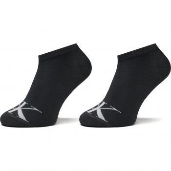 CKJ Damen Socken 2er-Pack mit Logo Schwarz