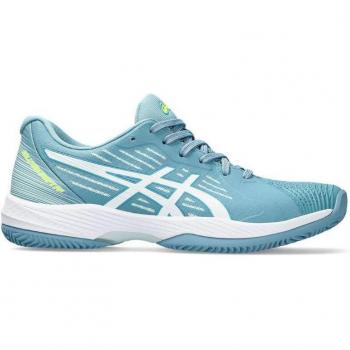 ASICS Solution Swift FF Zapatilla Tierra Batida Mujeres - Color Petróleo, Blanco