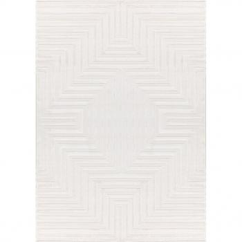 Allotapis Tapis Graphique 3D Rectangle Cernan Crème 80x250