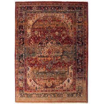 Theko Saharna 7518 Red/Brown/Black Wool Rug