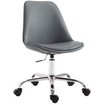 Sedia da ufficio Toulouse in similpelle grigio