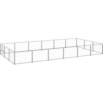 Vidaxl - Dog Kennel, Silver, 18m², Steel
