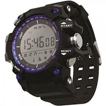 Reloj Inteligente Deportivo Muvit iO, Negro/Azul