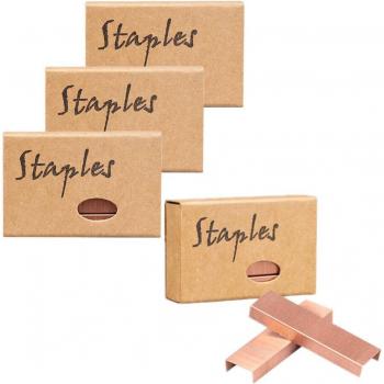 4 Boxes Rose Gold Standard Stapler Refills 26/6 Size 3800 Staples