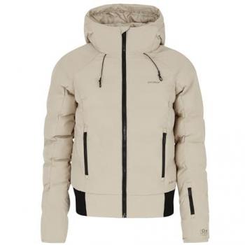 Protest PRTAlysumi Kapuzenjacke Damen hellbeige/schwarz - XXL