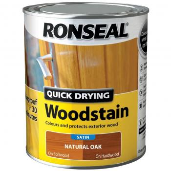 Natural Oak Quick Drying Woodstain 750ml