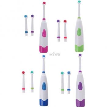 Waterproof 3-Head Rotating Electric Toothbrush MAY10