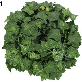 2m Artificial Parthenocissus Grape Leaves Wall Decor