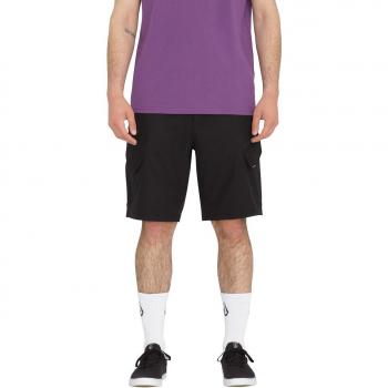Bermuda Volcom Hombre Negra Lisa